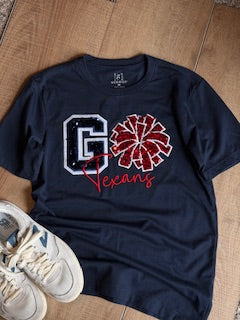 Go Texans Cheer T-Shirt Sequin